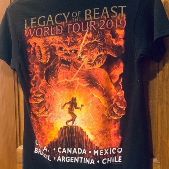 IRON MAIDEN Legacy of the Beast World Tour T-Shirt - Picture 5 of 6